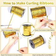 5mm Balloon Ribbon Curling Party String Gift Wrap Decoration Birthday Wedding - Bright-Silver V528-RIBBON-BRIGHT-SILVER-813598