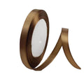 10mm Width Satin Hair Ribbon Wedding Party Decoration Gift Banquet 5m - Coffee V528-RIBBON-BROWN5M-106340