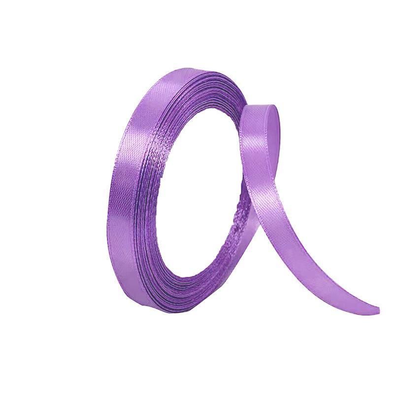 10mm Width Satin Hair Ribbon Wedding Party Decoration Gift Banquet 3m - Purple V528-RIBBON-DARKPURPLE3M-246315