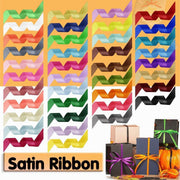 10mm Width Satin Hair Ribbon Wedding Party Decoration Gift Banquet 5m - Silver Grey V528-RIBBON-GREY5M-647561