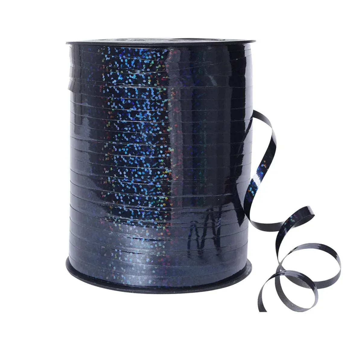 5mm Balloon Ribbon Curling Party String Gift Wrap Decoration Birthday Wedding - Laser-Black V528-RIBBON-LASER-BLACK-482041