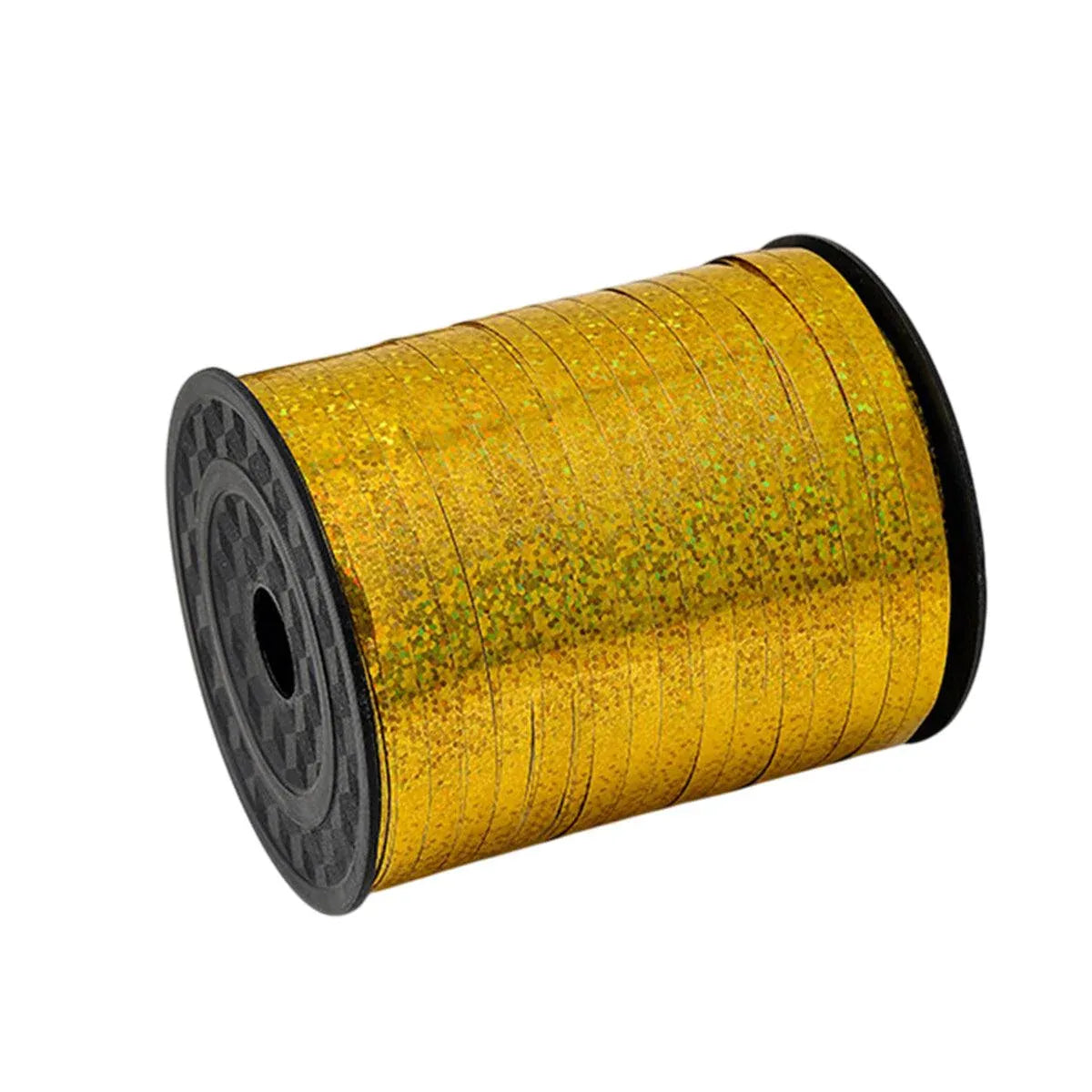 5mm Balloon Ribbon Curling Party String Gift Wrap Decoration Birthday Wedding - Laser-Gold V528-RIBBON-LASER-GOLD-340883