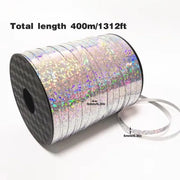 5mm Balloon Ribbon Curling Party String Gift Wrap Decoration Birthday Wedding - Laser-Silver V528-RIBBON-LASER-SILVER-823778
