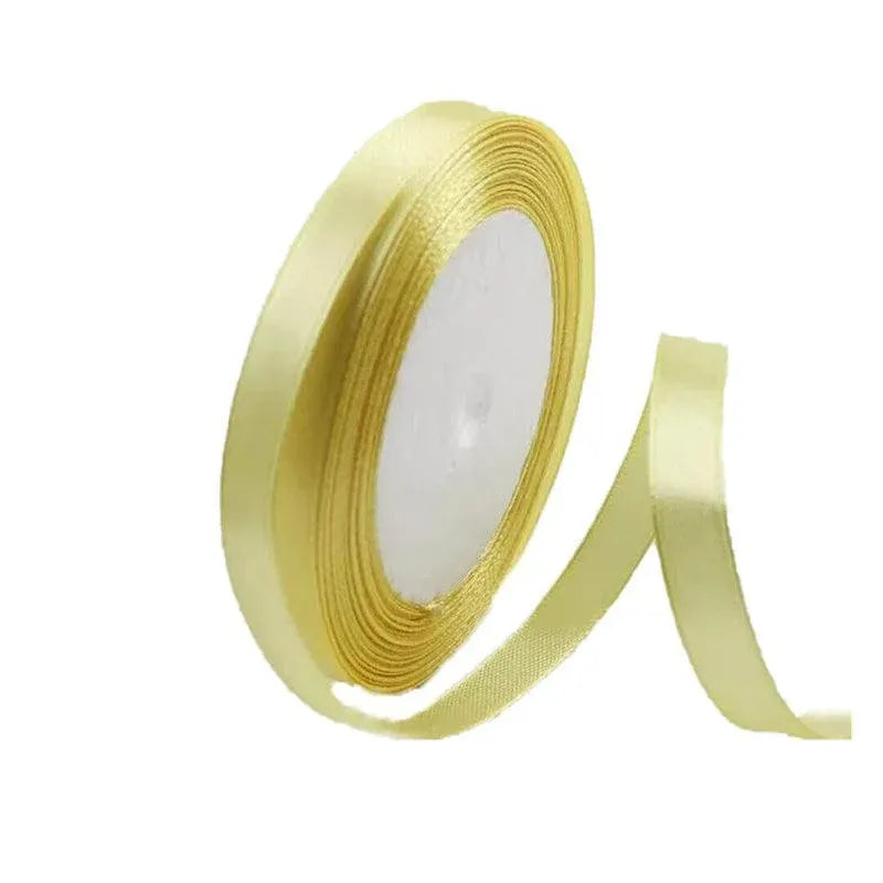 10mm Width Satin Hair Ribbon Wedding Party Decoration Gift Banquet 3m - Light Blonde V528-RIBBON-LIGHTGOLD3M-740166