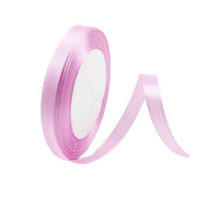 10mm Width Satin Hair Ribbon Wedding Party Decoration Gift Banquet 3m - Pink Purple V528-RIBBON-PINKPURPLE3M-463075