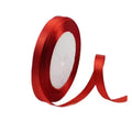 10mm Width Satin Hair Ribbon Wedding Party Decoration Gift Banquet 3m - Red V528-RIBBON-RED3M-172130