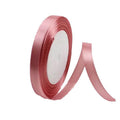 10mm Width Satin Hair Ribbon Wedding Party Decoration Gift Banquet 5m - Dark Pink V528-RIBBON-REDBEANPOWDER5M-512170