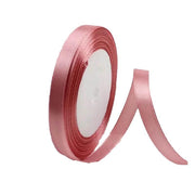 10mm Width Satin Hair Ribbon Wedding Party Decoration Gift Banquet 5m - Dark Pink V528-RIBBON-REDBEANPOWDER5M-512170