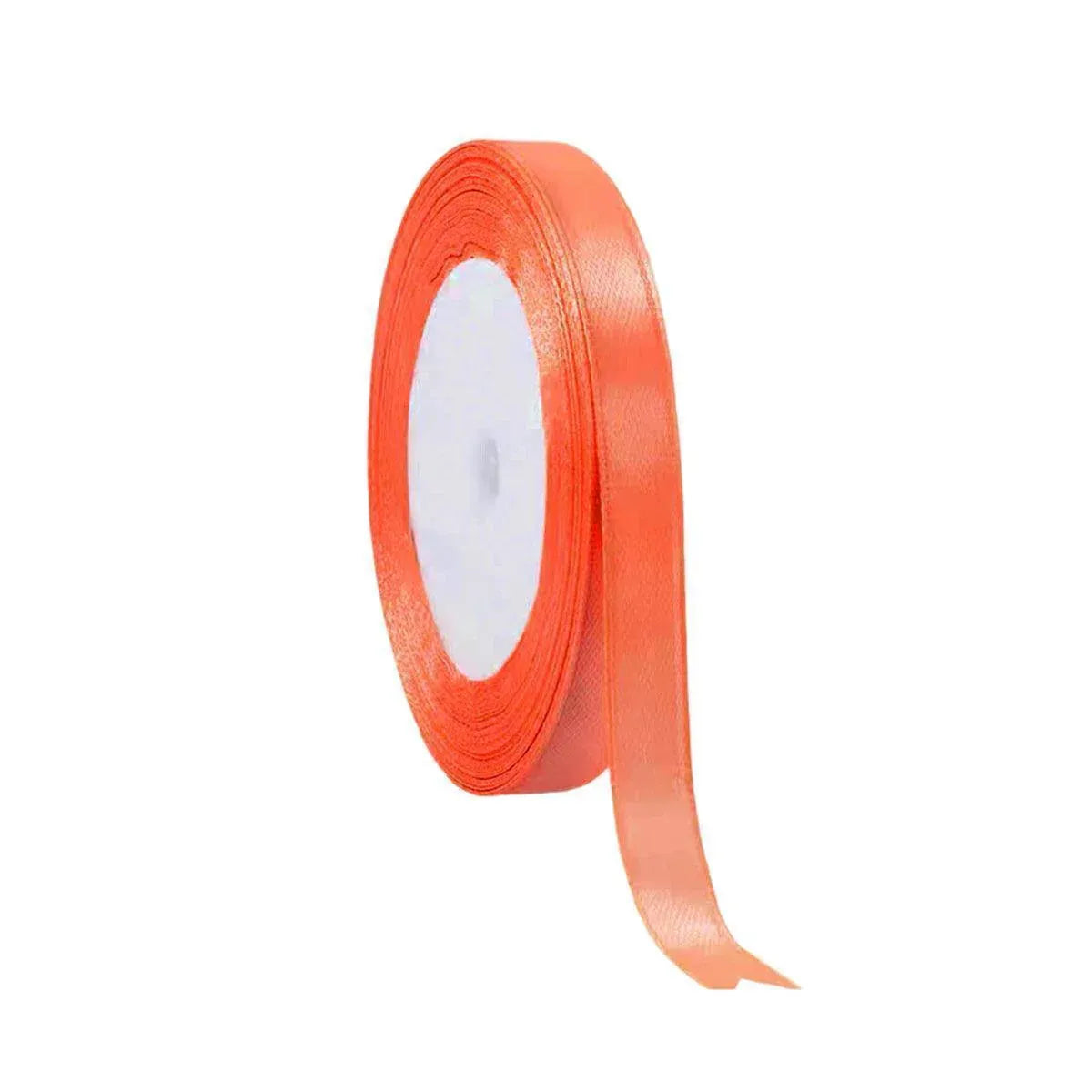 10mm Width Satin Hair Ribbon Wedding Party Decoration Gift Banquet 3m - Red Orange V528-RIBBON-REDORANGE3M-721816