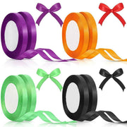 10mm Width Satin Hair Ribbon Wedding Party Decoration Gift Banquet 5m - White V528-RIBBON-WHITE5M-731954