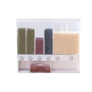 Wall-mounted Automatic Rice Dispenser Sealed Grain Plastic Storage Tank Grain V528-RICE-BUCKET-291100