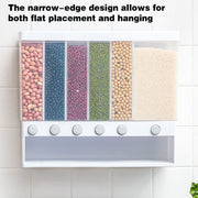 Wall-mounted Automatic Rice Dispenser Sealed Grain Plastic Storage Tank Grain V528-RICE-BUCKET-291100