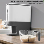 12Kg Automatic Grain Dispenser Cereal Rice Storage Box Kitchen Food Container V528-RICE-CONTAINER-GREY-390114