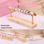 Simple Wooden Jewellery Organizer Rack Ring Display Stand for Rings Earrings - Single V528-RING-1-841509