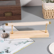 Simple Wooden Jewellery Organizer Rack Ring Display Stand for Rings Earrings - Single