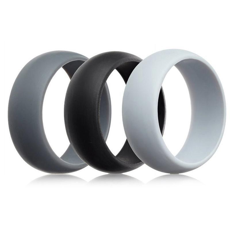 Silicone Rubber Ring Bands 3Pcs - 11