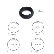 Silicone Rubber Ring Bands 3Pcs - 11