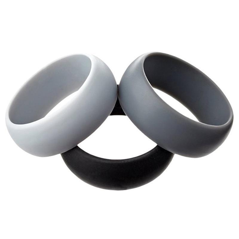 Silicone Rubber Ring Bands 3Pcs - 11