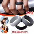 Silicone Rubber Ring Bands 3Pcs - 9