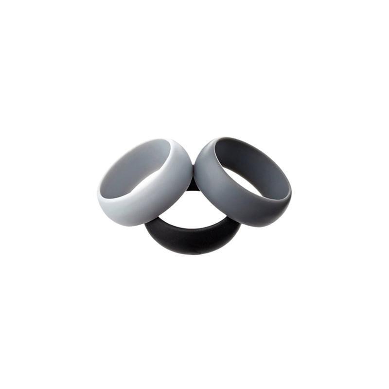 Silicone Rubber Ring Bands 3Pcs - 9