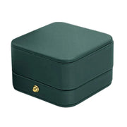 Dark Green Jewelry Box Ring Box Pair Compact Storage Box for Rings Accessories V528-RING-BOX-GREEN-419251