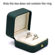 Dark Green Jewelry Box Ring Box Pair Compact Storage Box for Rings Accessories V528-RING-BOX-GREEN-419251