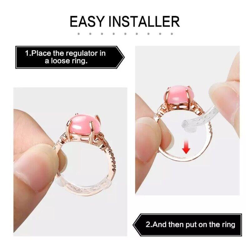 12PCS Ring Size Adjuster Set Invisible Plastic Resizer for Loose Rings Comfort Fit V528-RINGADJUSTINGPAD-12PCS-135028