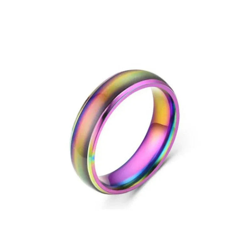 Mood Colour Changing Temperature Ring for Emotional Expression US Size 12 - Colourful V528-RINGS-COLORFUL-12-764706