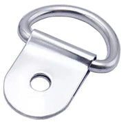 30PCS D-Ring Tie Downs Metal Anchor Point Silver Universal V528-RINGTIE-SILVER-897154