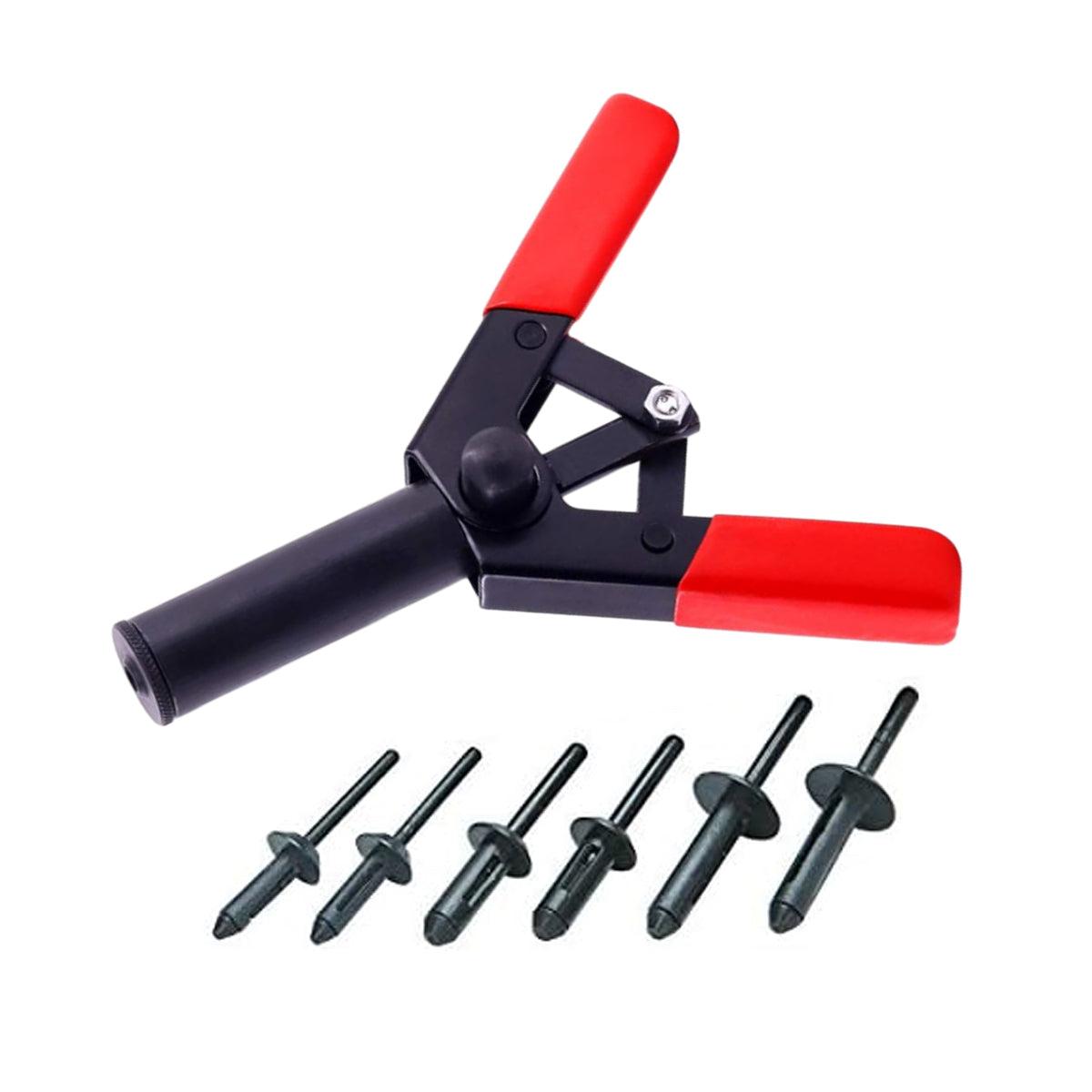 41 Piece Plastic Rivet Tool Set Quick Release Polyethylene Riveting Kit V528-RIVET-GUN-41PCS-530992