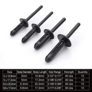 41 Piece Plastic Rivet Tool Set Quick Release Polyethylene Riveting Kit V528-RIVET-GUN-41PCS-530992