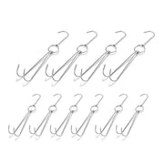 10PCS Stainless Steel Roast Duck Hooks Duty Double Hooks for Chicken Meat Goose V528-ROAST-DUCK-HOOK-10PCS-776258