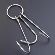 10PCS Stainless Steel Roast Duck Hooks Duty Double Hooks for Chicken Meat Goose V528-ROAST-DUCK-HOOK-10PCS-776258