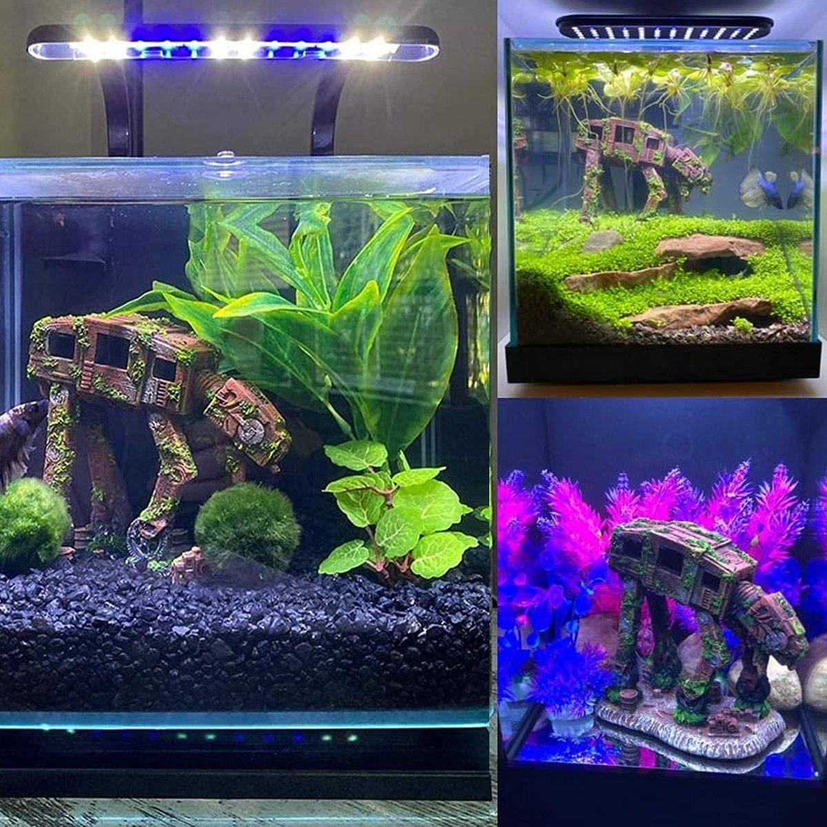 Aquascape Car Theme Fish Tank Ornament Decoration Resin Aquarium Landscape Decor V528-ROBOT-DOG-619466