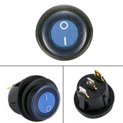 5Pcs/Set 12V 20A Car Spst Auto Marine Boat Round On/Off Rocker Waterproof Switch V528-ROCKERWATERPROOFSWITCH-5-957167