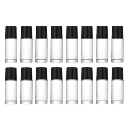 16X Clear Glass Roll On Bottle 30ml Extra Large Roller Ball Perfume Oil Underarm V528-ROLL-ON-BOTTLE-16PCS-174650
