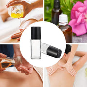 16X Clear Glass Roll On Bottle 30ml Extra Large Roller Ball Perfume Oil Underarm V528-ROLL-ON-BOTTLE-16PCS-174650
