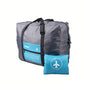 Nylon Waterproof Collapsible Travel Bag Large Suitcase Clothing Organizer - Blue V528-ROLLER-BAG-BLUE-289911