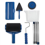 8Pcs/Set Pro Paint Roller Brush Handle Flocked Edger Wall Painting Hand Tool V528-ROLLERBRUSH-798575
