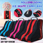 Rollerblading Ice Skate Carry Bag with Adjustable Shoulder Strap for All Ages - Red V528-ROLLERSKATINGBACKPACK-RED-835549