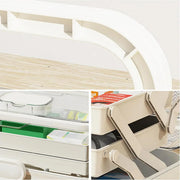 Large Capacity 3 Layer Medicine Box Family Medical Storage Case First Aid Supply V528-ROLLING-38CM-281249
