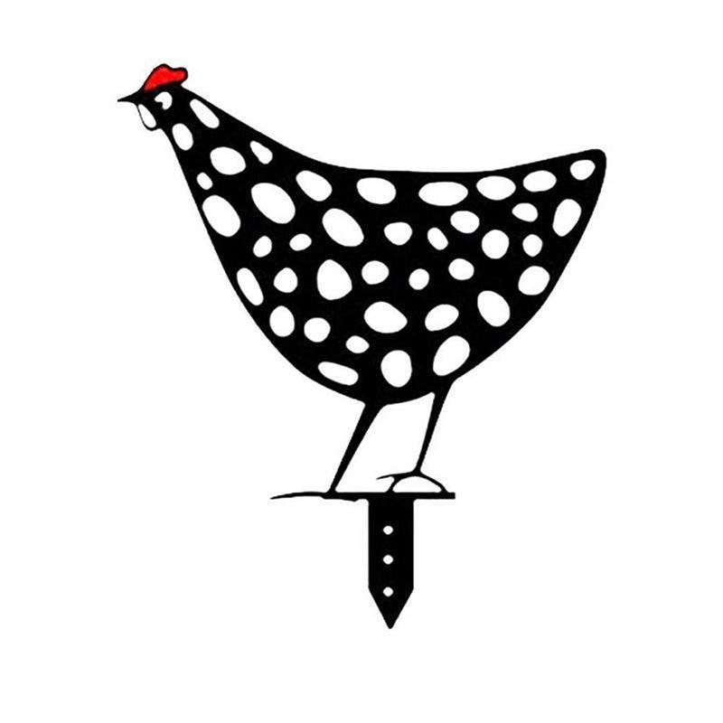 Garden Ornaments Chicken Yard Art Garden Backyard Lawn Decor Gift Easter Deco - D V528-ROOSTER-D-27036