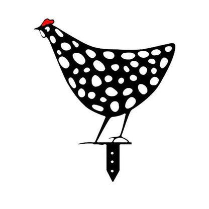 Garden Ornaments Chicken Yard Art Garden Backyard Lawn Decor Gift Easter Deco - D V528-ROOSTER-D-27036