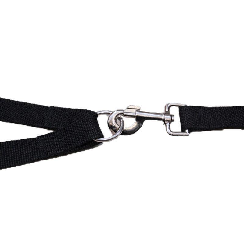 2 Way Double Dual Dog Leash Walk 2 Dogs With One Lead Coupler Nylon Harness - Blue V528-ROPE-BLUE-79277