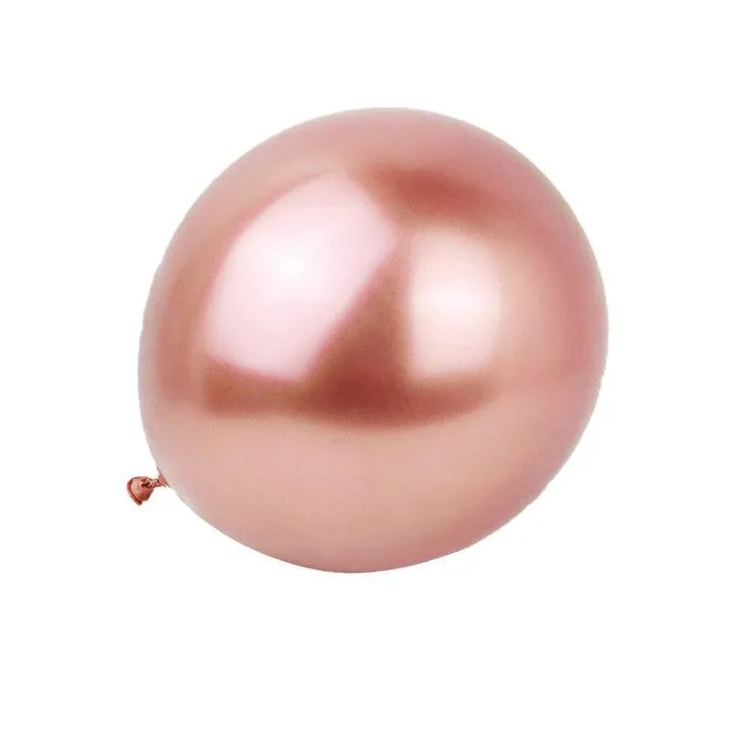Metallic Latex Balloons 12 Inch Chrome Party Balloons for Birthday Wedding Decoration - Rose Gold 50PCS V528-ROSEGOLD-QTY-50PCS72737