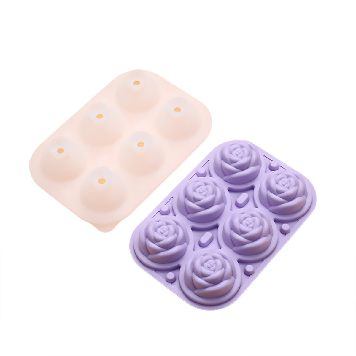 Large Ice Cube Tray Rose Maker Silicone Mold Whiskey Chocolate Jelly Mould DIY - Green V528-ROSES-GREEN-700667