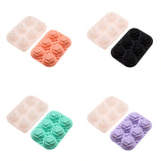 Large Ice Cube Tray Rose Maker Silicone Mold Whiskey Chocolate Jelly Mould DIY - Pink V528-ROSES-TH-607495