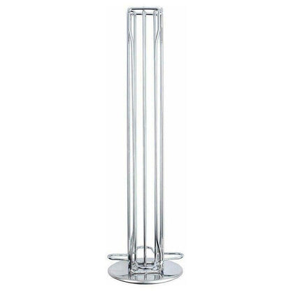 40 Capsules Rotating Coffee Pod Holder Rack for Nespresso Chrome Countertop Stand V528-ROTARYCOFFEESTAND-SILVER-16002