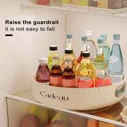 Kitchen Rotating Spice Rack Storage Organizer Multifunctional Round Tray Holder V528-ROTATE-BEIGE-188688