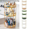 Rotating Cosmetic Organiser Home Storage Shelf Box for Makeup and Beauty Product - White V528-ROTATE-WHITE-162508